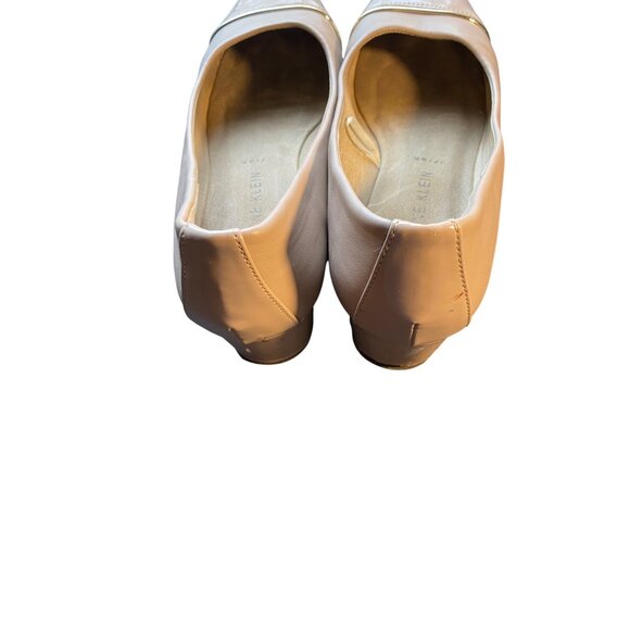 Anne Klein Womens Beige Cap Toe Slip-On Flats Size 9M - Picture 3 of 6